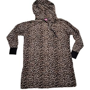 Betsey Johnson Velour hooded Lounge dress